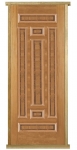 Miami 7 Panel Prehung Solid Oak External Door (pre-finished)